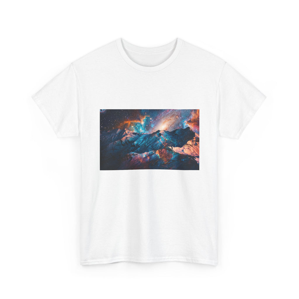 Galactic Mountains Landscape T-Shirt