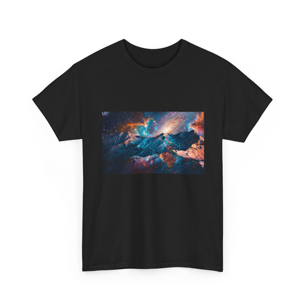 Galactic Mountains Landscape T-Shirt