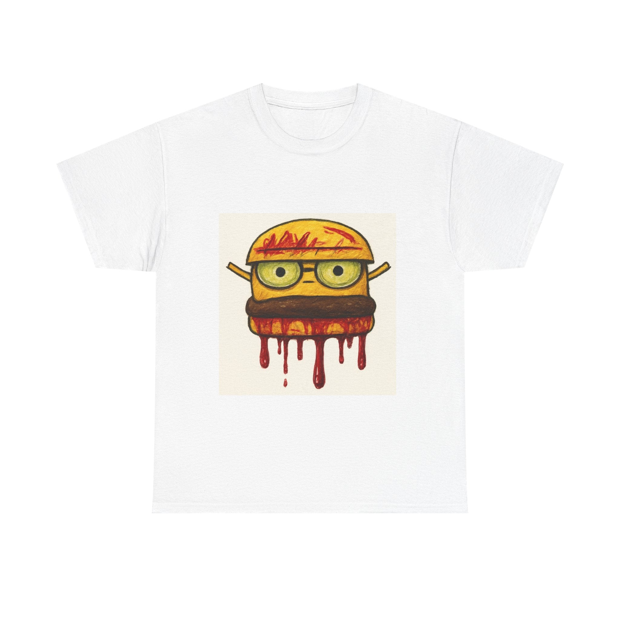 Graphic Tee — Dripping Nerd Burger Illustration